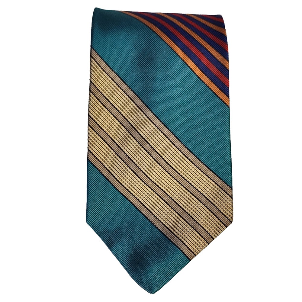 English Silk Repp All Silk Necktie Tie Jacobs Roberts Ltd. 3.47" X 55.5"